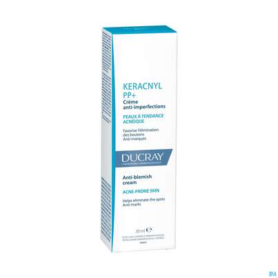 Sie sehen eine Packung Ducray Keracnyl Pp+ Creme Gegen Hautunreinheiten 30ml, Produktbild: 03 Ducray Keracnyl Pp+ Creme Gegen Hautunreinheiten 30ml, A-Nr.: 5564397 - 03
