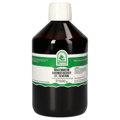 Sie sehen eine Packung MAGENWEIN AROMATISCHER ST. SEVERIN 500 ML, Produktbild: 01 MAGENWEIN AROMATISCHER ST. SEVERIN 500 ML, A-Nr.: 4800335 - 01