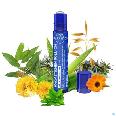 Sie sehen eine Packung Insektenschutz Para Kito Nach Stich Roll-on 5ml, Produktbild: 11 Insektenschutz Para Kito Nach Stich Roll-on 5ml, A-Nr.: 4835954 - 11