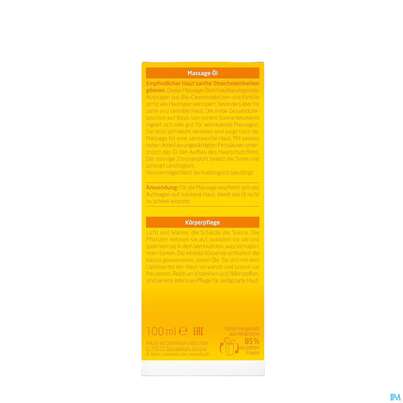 Sie sehen eine Packung Massage Oel -weleda Calendula Neu 100ml, Produktbild: 04 Massage Oel -weleda Calendula Neu 100ml, A-Nr.: 4583599 - 04