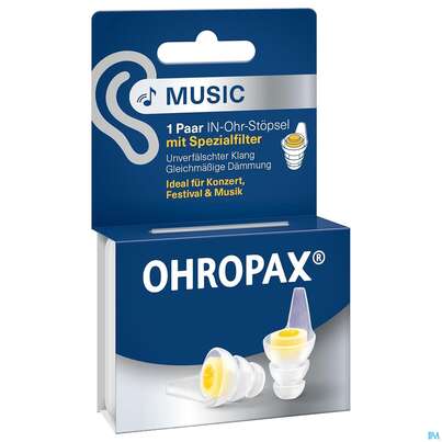 Ohrenschutz Ohropax Music Spezial Filter-1 Paar Pgerm 2st, A-Nr.: 4778475 - 03