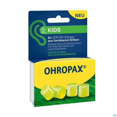 Ohrenschutz Ohropax/kids Silicon G.laerm/wasser/wind 8st, A-Nr.: 4392184 - 02