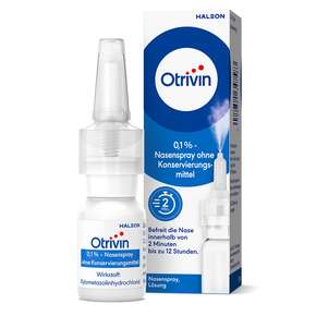 Otrivin 0,1% Nasenspray ohne Konservierungsmittel, A-Nr.: 1347585 - 01