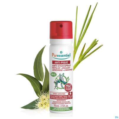 Puressentiel Antistich/beruhigend Spray Aeth.oele 7std Wirksamkeit 75ml, A-Nr.: 5107607 - 08