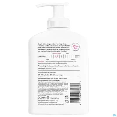 Sebamed Waschemulsion +spender Olive 200ml, A-Nr.: 5327987 - 04