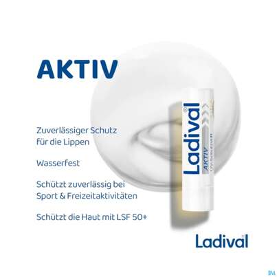 Sonnenprodukte Ladival/aktiv Uv-lippenstift F50+ 4,8g, A-Nr.: 5934026 - 05