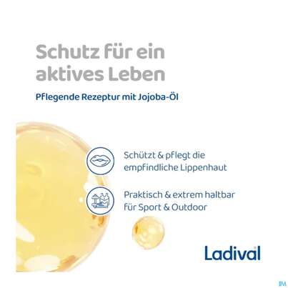 Sonnenprodukte Ladival/aktiv Uv-lippenstift F50+ 4,8g, A-Nr.: 5934026 - 10