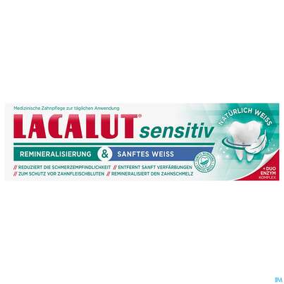 Zahncreme Lacalut/sensitiv Remineralisierung Sanftes Weiss 75ml, A-Nr.: 5754548 - 02