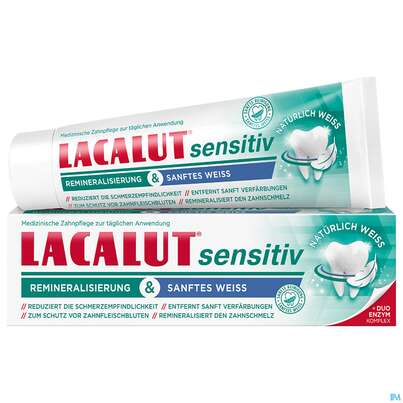 Zahncreme Lacalut/sensitiv Remineralisierung Sanftes Weiss 75ml, A-Nr.: 5754548 - 06