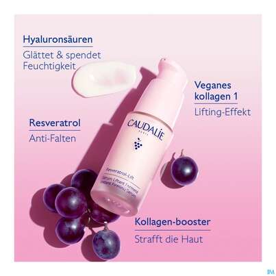 Sie sehen eine Packung Caudalie Resveratrol/lift Lifting Straffungsserum Nf 30ml, Produktbild: 06 Caudalie Resveratrol/lift Lifting Straffungsserum Nf 30ml, A-Nr.: 5886267 - 06