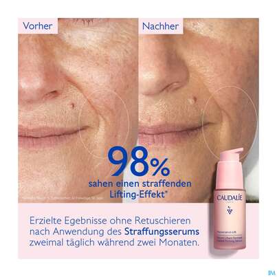 Sie sehen eine Packung Caudalie Resveratrol/lift Lifting Straffungsserum Nf 30ml, Produktbild: 07 Caudalie Resveratrol/lift Lifting Straffungsserum Nf 30ml, A-Nr.: 5886267 - 07