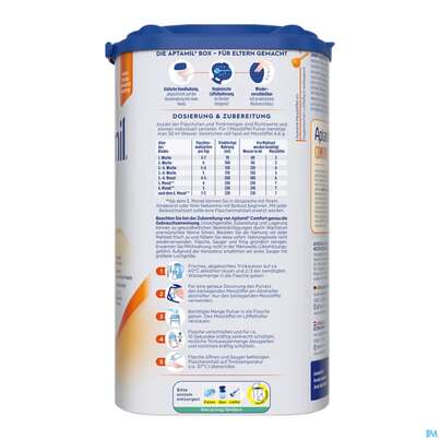 Aptamil Milch-fertignahrung Comfort Spezialnahrung 800g, A-Nr.: 4882215 - 08