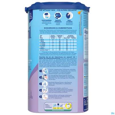 Aptamil Milch-fertignahrung Ha 1 800g, A-Nr.: 4882238 - 08