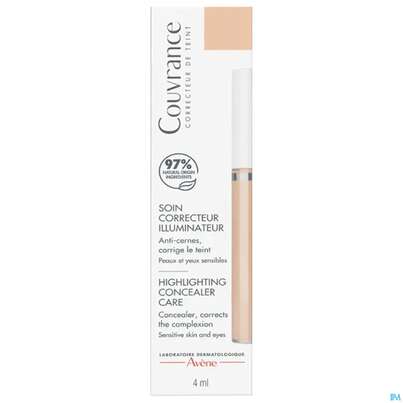 Sie sehen eine Packung Avene Couvrance Pflege-concealer 1st, Produktbild: 01 Avene Couvrance Pflege-concealer 1st, A-Nr.: 5961371 - 01