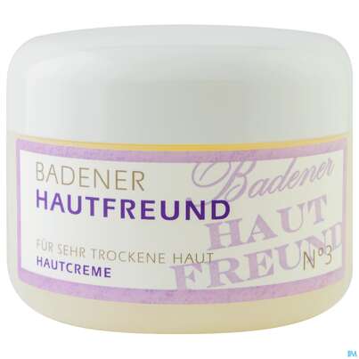 Sie sehen eine Packung Badener Hautfreundcreme 200ml, Produktbild: 01 Badener Hautfreundcreme 200ml, A-Nr.: 4436450 - 01