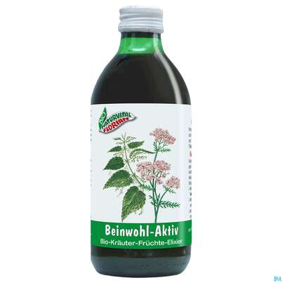 Beinwohl Aktiv Kraeuterfit Elixier Bio Kraeuter Fruechte Alkoholfrei 330ml, A-Nr.: 3961734 - 03