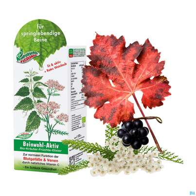 Beinwohl Aktiv Kraeuterfit Elixier Bio Kraeuter Fruechte Alkoholfrei 330ml, A-Nr.: 3961734 - 09