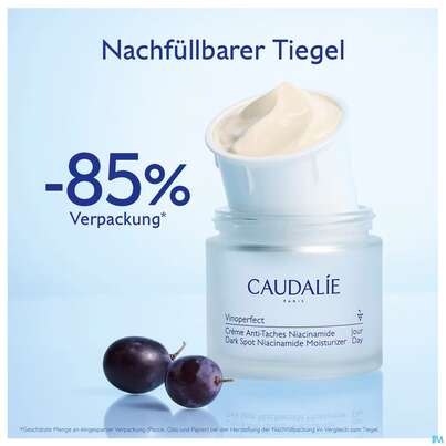 Sie sehen eine Packung Caudalie Vinoperfect Anti-pigmentflecken Creme Niacinamid 50ml, Produktbild: 03 Caudalie Vinoperfect Anti-pigmentflecken Creme Niacinamid 50ml, A-Nr.: 5968172 - 03
