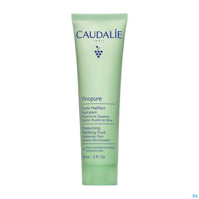 Sie sehen eine Packung Caudalie Vinopure Mattierendes Fluid 60ml, Produktbild: 01 Caudalie Vinopure Mattierendes Fluid 60ml, A-Nr.: 5977544 - 01