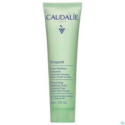 Sie sehen eine Packung Caudalie Vinopure Mattierendes Fluid 60ml, Produktbild: 02 Caudalie Vinopure Mattierendes Fluid 60ml, A-Nr.: 5977544 - 02