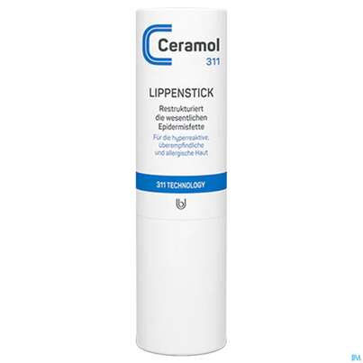 Sie sehen eine Packung Ceramol Lippenstick 4,5g, Produktbild: 02 Ceramol Lippenstick 4,5g, A-Nr.: 5867962 - 02