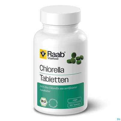 Chlorella Tabl Bio Raab 500st, A-Nr.: 5912881 - 01