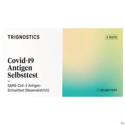 Diagnostika U.zubehoer Covid/-19/antigen/selbst- Test Trignostics 15min Nasenabstr.ce Laienzul5 Tes 1pk, A-Nr.: 5833124 - 01