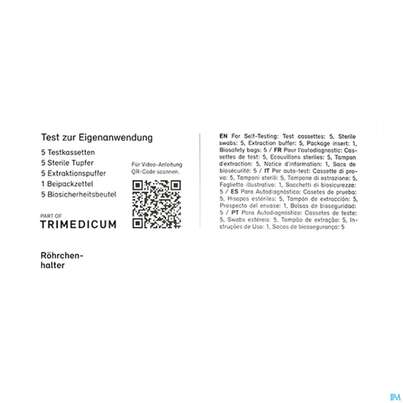 Diagnostika U.zubehoer Covid/-19/antigen/selbst- Test Trignostics 15min Nasenabstr.ce Laienzul5 Tes 1pk, A-Nr.: 5833124 - 05
