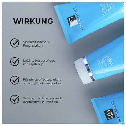 Sie sehen eine Packung Dr.grandel Hydro Active Hyaluron Body 41539 150ml, Produktbild: 04 Dr.grandel Hydro Active Hyaluron Body 41539 150ml, A-Nr.: 5893540 - 04