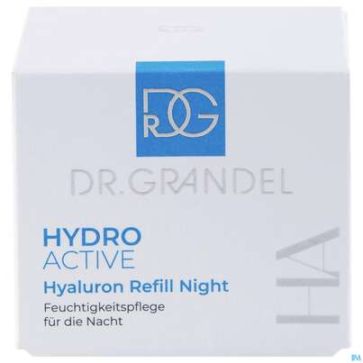 Sie sehen eine Packung Dr.grandel Hydro Active Refill Night Sleeping Cream 41533 50ml, Produktbild: 01 Dr.grandel Hydro Active Refill Night Sleeping Cream 41533 50ml, A-Nr.: 5893497 - 01