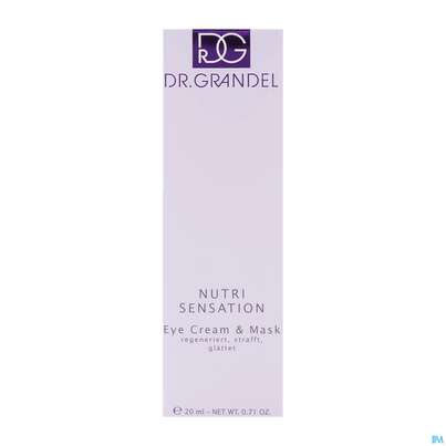 Sie sehen eine Packung Dr.grandel Nutri Sensation Eye Cream +mask 40445 20ml, Produktbild: 01 Dr.grandel Nutri Sensation Eye Cream +mask 40445 20ml, A-Nr.: 5895102 - 01