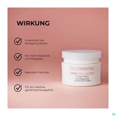 Sie sehen eine Packung Dr.grandel Pro Collagen Rich 41696 50ml, Produktbild: 06 Dr.grandel Pro Collagen Rich 41696 50ml, A-Nr.: 5894781 - 06