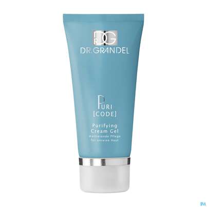 Sie sehen eine Packung Dr.grandel Puricode Purifying Cream Gel 41237 50ml, Produktbild: 01 Dr.grandel Puricode Purifying Cream Gel 41237 50ml, A-Nr.: 5895378 - 01
