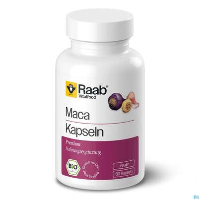 Maca Kapseln Bio Raab 80st, A-Nr.: 5871484 - 01
