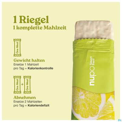Nupo Riegel Fuer 1 Mahlzeit One Meal Bar Zitrone +joghurt 97767 60g, A-Nr.: 5296637 - 15