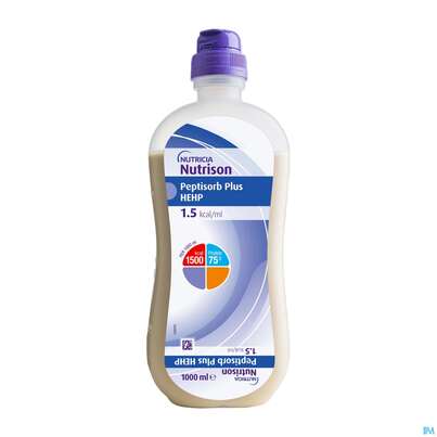 Nutrison 1000ml Sondennahrung Smart Pack Peptisorb Plus Hehp 8st, A-Nr.: 5572356 - 02