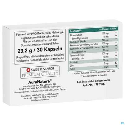 Pharmatura Kapseln Fermentura Prosta Vegan 30st, A-Nr.: 5934701 - 05
