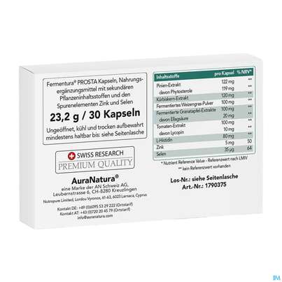 Pharmatura Kapseln Fermentura Prosta Vegan 30st, A-Nr.: 5934701 - 06