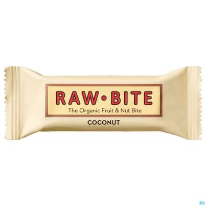 Raw Bite Bio Riegel Coconut 50g, A-Nr.: 4252632 - 01
