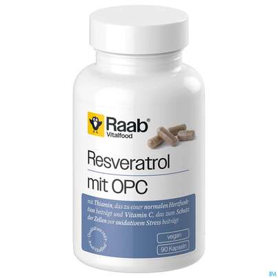 Resveratrol Kapseln +opc Raab 90st, A-Nr.: 5871627 - 02