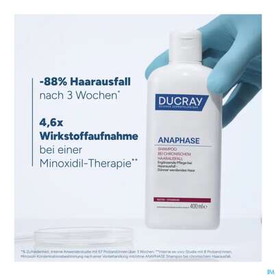 Shampoon Ducray Anaphase+ Vorteilsgroesse 400ml, A-Nr.: 5862278 - 09