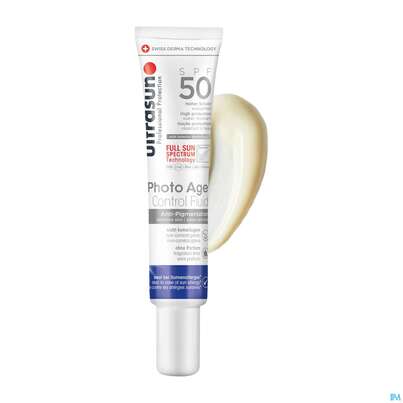 Sonnenprodukte Ultrasun Photo Age Control Fluid Spf50 Nr.62 40ml, A-Nr.: 5600733 - 01