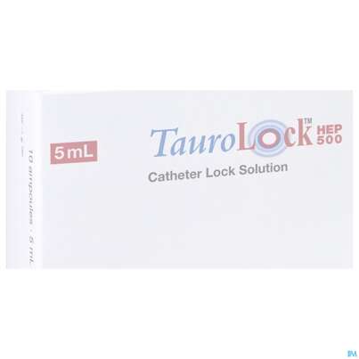 Tauro Lock Ampullen Hep500 5ml 10st, A-Nr.: 3387324 - 08