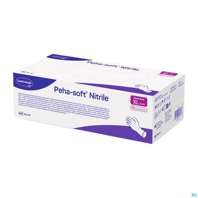 Untersuchungshandschuhe Peha/soft/puderfrei Nitrile Unsteril Xl 90st, A-Nr.: 3423391 - 03