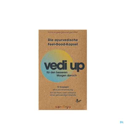 Sie sehen eine Packung Vedi Up Feel Good Kapseln 10st, Produktbild: 02 Vedi Up Feel Good Kapseln 10st, A-Nr.: 5826265 - 02