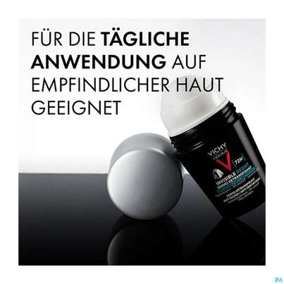 Vichy Homme Deo/roll-on/72h Anti-flecken Dp 100ml, A-Nr.: 5893801 - 03