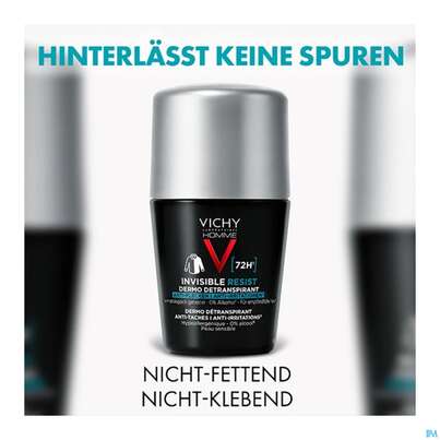 Vichy Homme Deo/roll-on/72h Anti-flecken Dp 100ml, A-Nr.: 5893801 - 06
