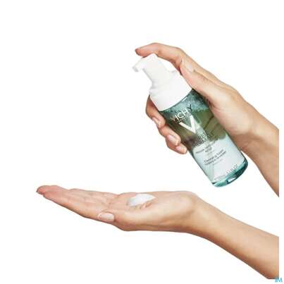 Sie sehen eine Packung Vichy Purete Thermale Reinigungsschaum 2x150 300ml, Produktbild: 03 Vichy Purete Thermale Reinigungsschaum 2x150 300ml, A-Nr.: 4379692 - 03