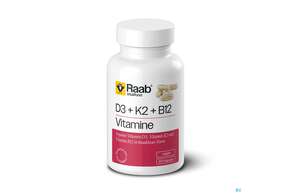 Vitamin D3+k2+b12 Kapseln Raab 60st, A-Nr.: 5871811 - 01