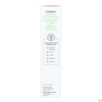 Sie sehen eine Packung Cetaphil Tagespflege +hyaluronsaeure 88ml, Produktbild: 08 Cetaphil Tagespflege +hyaluronsaeure 88ml, A-Nr.: 4839337 - 08